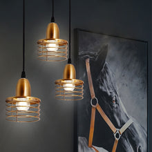 Charger l'image dans la galerie, Industrial Brass Hanging Pendant Kitchen Island or Bar Lighting