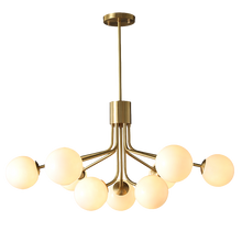 Charger l'image dans la galerie, Cora - Lustre moderne en forme de globe en verre