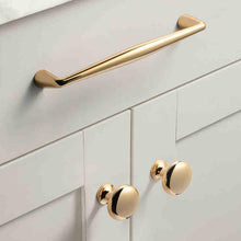 Load image into Gallery viewer, Polished Gold Cabinet and Drawer Handles
