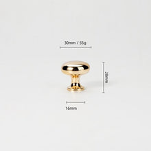 Load image into Gallery viewer, Polished Gold Cabinet and Drawer Handles