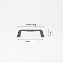 Charger l'image dans la galerie, gray 96 millimeter cabinet handle