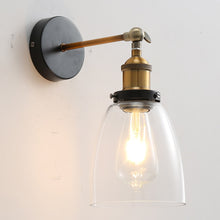 Load image into Gallery viewer, Vintage Glass Wall Lamps
