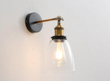 Load image into Gallery viewer, Vintage Glass Wall Lamps