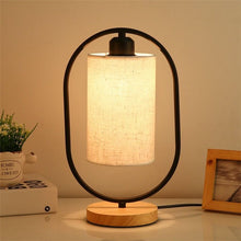 Load image into Gallery viewer, Modern Table Lamp with Linen Lamp shade
