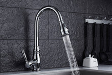 Charger l'image dans la galerie, Chrome pull out kitchen faucet with sprayer