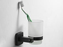 Charger l'image dans la galerie, Ensemble de quincaillerie de salle de bain en acier inoxydable noir