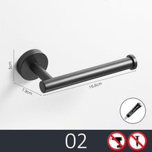 Charger l'image dans la galerie, Ensemble de quincaillerie de salle de bain noir mat