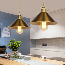 Load image into Gallery viewer, Vintage Brass Pendant Light for Kitchens