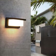 Load image into Gallery viewer, Modern Rectangular LED Outdoor  Wall Lighting