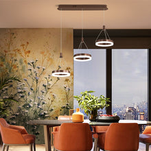 Load image into Gallery viewer, Three Ring Hanging Pendant Light Chandelier