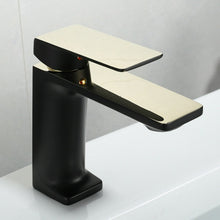 Load image into Gallery viewer, Modern black and gold classic bathroom faucet