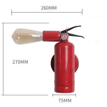 Load image into Gallery viewer, Retro Fire Extinguisher Wall Light