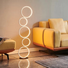Load image into Gallery viewer, Sculptural stacked circles accent light