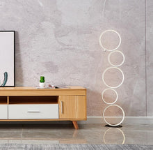 Load image into Gallery viewer, Stacked Circles LED Floor Lamp