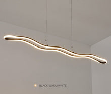Charger l'image dans la galerie, Lustre LED moderne en forme de vague