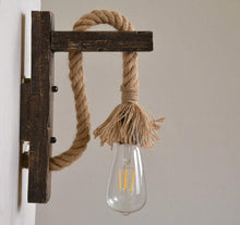 Load image into Gallery viewer, Vintage Rope Wall Lamp