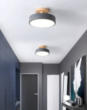 Load image into Gallery viewer, Colorful Nordic LED Ceiling Light in Gray