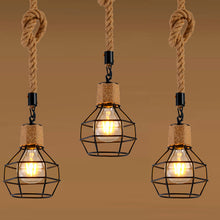 Load image into Gallery viewer, Vintage Rope Pendant Light