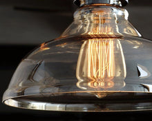 Load image into Gallery viewer, Vintage Industrial Style Clear Glass Pendant Light