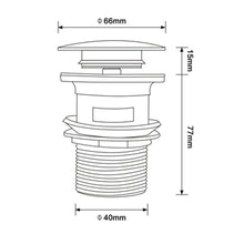 Load image into Gallery viewer, Polished Brass Bathroom Sink Drains