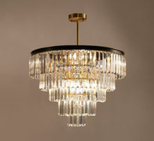 Charger l'image dans la galerie, Modern Glass Crystal Chandelier