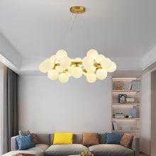 Load image into Gallery viewer, frosted glass living room chandelier