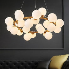Load image into Gallery viewer, Elena - Modern Glass Globe Chandelier