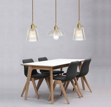 Load image into Gallery viewer, Vintage Textured Glass Pendant Lights