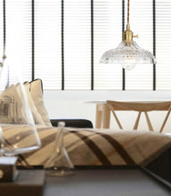 Load image into Gallery viewer, Vintage Textured Glass Pendant Lights