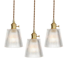 Load image into Gallery viewer, Vintage Textured Glass Pendant Lights
