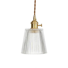 Load image into Gallery viewer, Vintage Textured Glass Pendant Lights