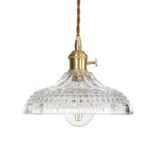 Load image into Gallery viewer, Vintage Textured Glass Pendant Lights