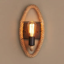 Load image into Gallery viewer, Vintage Rope Wall Light