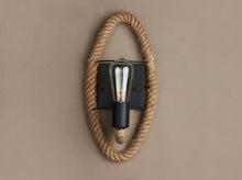 Load image into Gallery viewer, Vintage Rope Wall Light