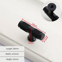 Charger l'image dans la galerie, Poignées d'armoires et de tiroirs texturées modernes