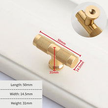 Charger l'image dans la galerie, Poignées d'armoires et de tiroirs texturées modernes