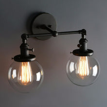 Load image into Gallery viewer, Vintage Black Farmhouse Wall Lights