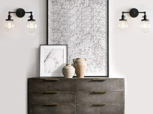Load image into Gallery viewer, Two-Bulb Radley Glass Globe Wall Sconce