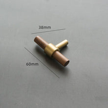 Load image into Gallery viewer, walnut wood cabinet knob