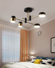 Charger l'image dans la galerie, four bulb Modern Nordic LED Light Fixture