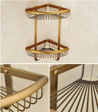 Charger l'image dans la galerie, Ensemble de quincaillerie de salle de bain en laiton antique