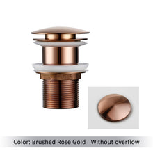 Load image into Gallery viewer, Polished Brass Bathroom Sink Drains