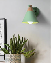 Charger l'image dans la galerie, Modern Colorful Nordic Wood Wall Sconce