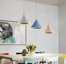 Cargar imagen en el visor de la galería, colorful ring led pendant lights