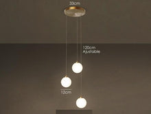 Load image into Gallery viewer, Modern Frosted Glass Globe Chandelier