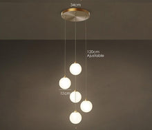 Load image into Gallery viewer, Modern Frosted Glass Globe Chandelier