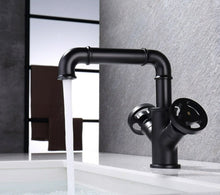 Load image into Gallery viewer, Vintage Industrial Brass Bathroom Faucet