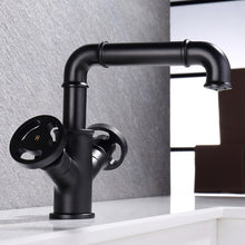 Load image into Gallery viewer, Vintage Industrial Brass Bathroom Faucet