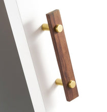 Load image into Gallery viewer, Polished Brass Wood Cabinet Handle