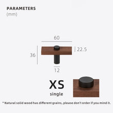 Load image into Gallery viewer, Walnut Cabinet and Drawer Handles